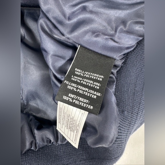 NWT 7 For All Mankind Cropped Bomber Jacket Plaid Tan Blue Zip-Up Coat Small - Picture 11 of 13